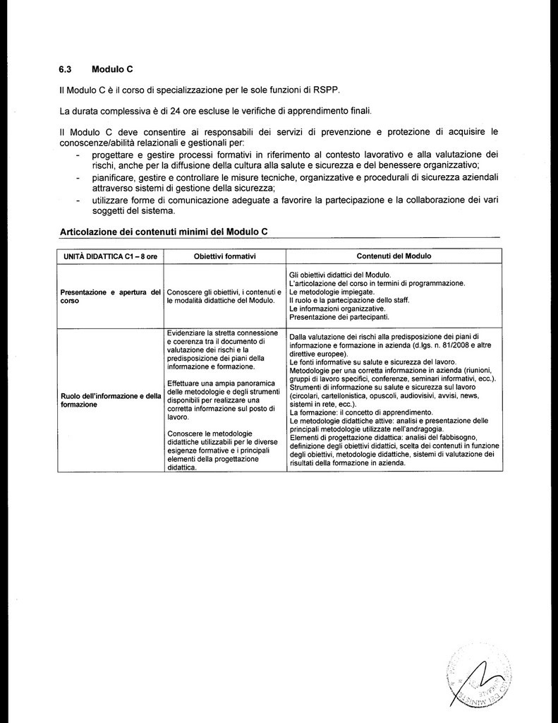 Nuovo Accordo Stato Regioni Formazione Rspp Del 7 Luglio 2016