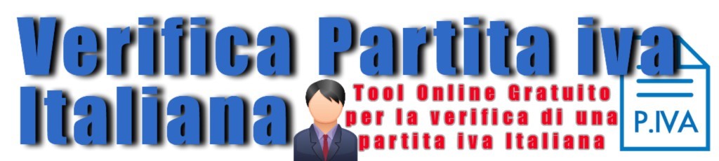 Tool Gratuito Online Per La Ricerca E La Verifica Di Una Partita Iva Italiana.