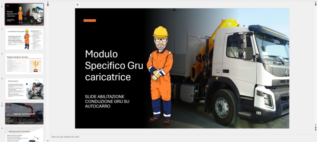 Slide Corso Di Formazione Per L’Abilitazione Alla Conduzione Di Gru Su Autocarro