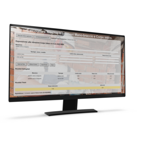 Applicativo Web Per La Valutazione Del Rischio Esposizione A Vibrazioni Mano-Braccio E Corpo Intero